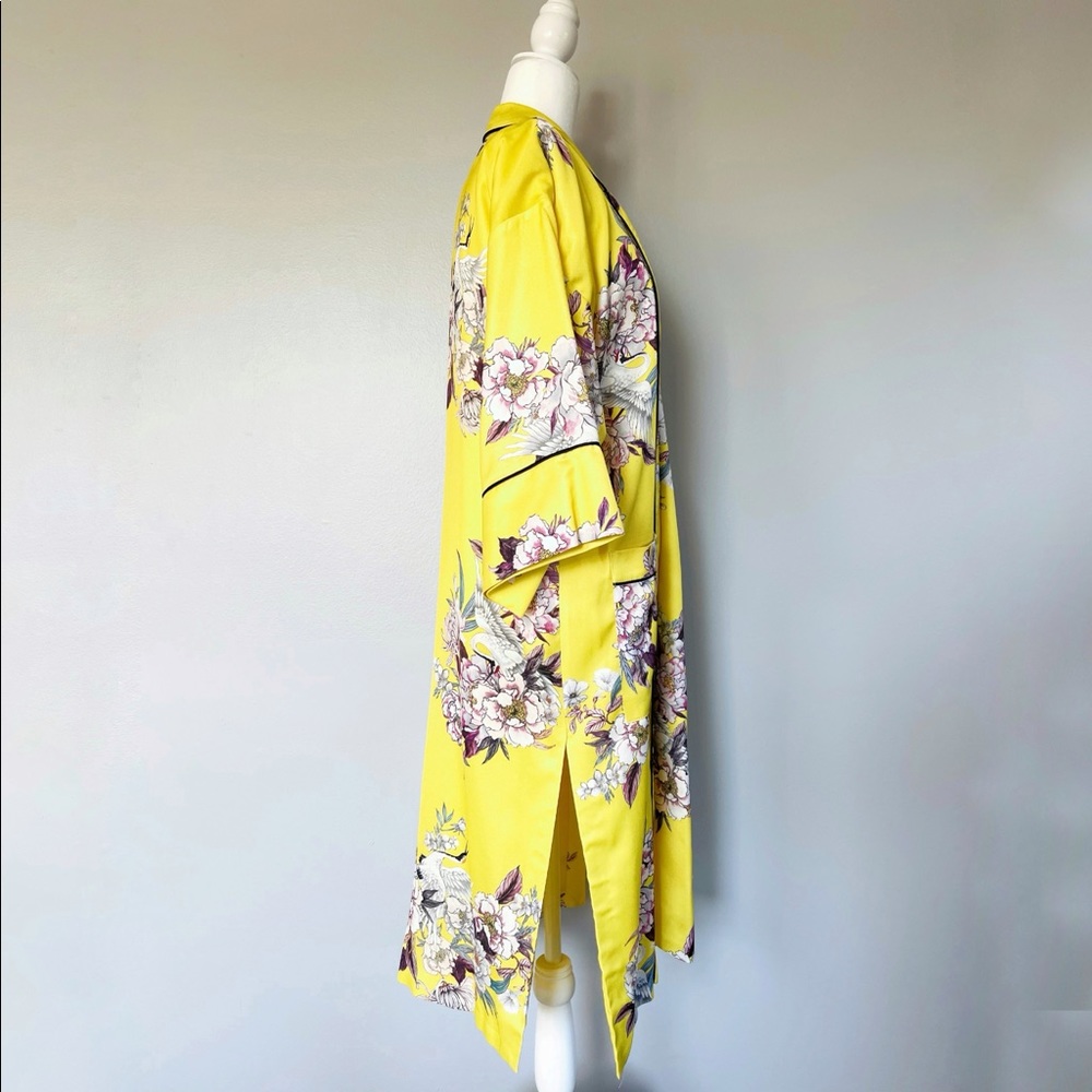 ‼️SOLD‼️TOPSHOP Heron Print Kimono Suit - Picture 4 of 16